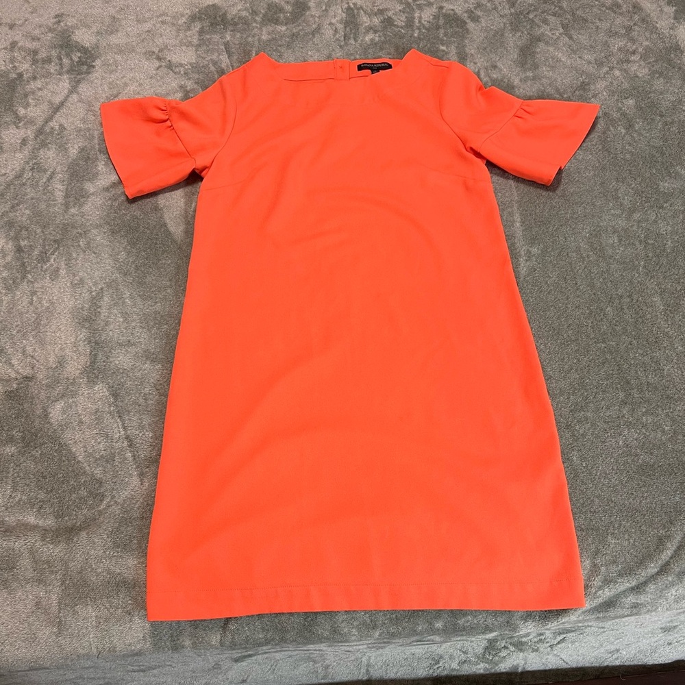 Banana Republic Vibrant Orange knee-length Dress